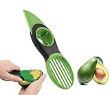 Diseño Ergonómico y Moderno: Cuenta con una estructura creativa, que facilita el preparado del aguacate. Agarre antideslizante suave y cómodo, incluso con las manos mojadas.
