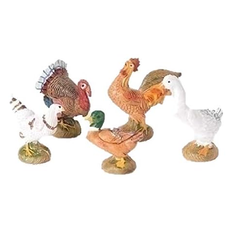 Fontanini by Roman Inc., Bethlehem Birds, 5" Animals Collection, Nativity Figure and Accessories, Hand Sculpted and Painted Cover