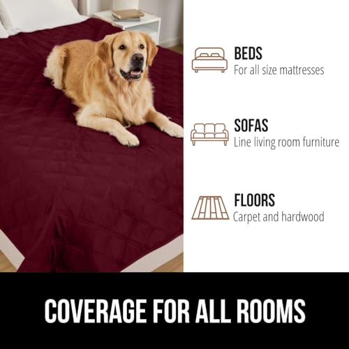 Gorilla Grip Cobertor para cães 100% impermeável, adequado para animais de estimação, reversível, es