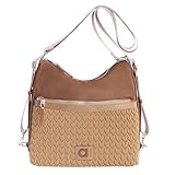 AMICHI - Bolso de hombro para mujer - Bolsos mujer ligeros para verano - Ideal para uso diario, compras y escapadas Ivoire