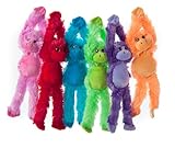 The Petting Zoo Monkey Stuffed Animals, Plush Toys for Girls and Boys, Hanging Monkey Plush Toy Rainbow of Colors, 10 inch (Red), 4230x2