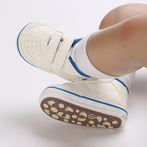 Summer Children Infant Toddler Shoes Boys and Girls Sports Breathable Upper High Top Comfortable Colorblock Design Casual Baby Shoes 12-18 Months4