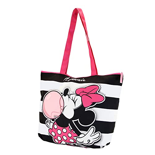 Minnie Mouse Chillin' Gum-Sac de Plage Soleil Petit, Noir