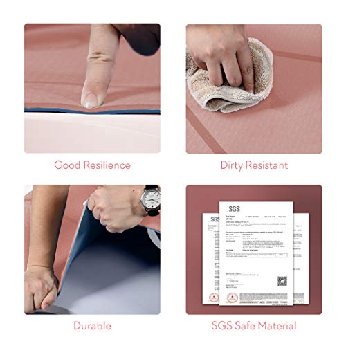 image for YOUYUAN Yoga Mat, 6mm Non-Slip Yoga Mats for Women, Exercise Mat with 