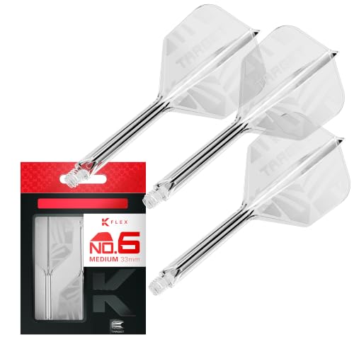 Target Darts Przezroczyste K-Flex No.6 Flights & Shafts Medium