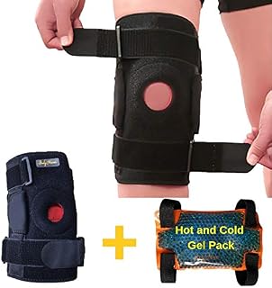 BodyMoves Kid's Hinged Knee Brace Support Plus Hot and Cold Ice Pack