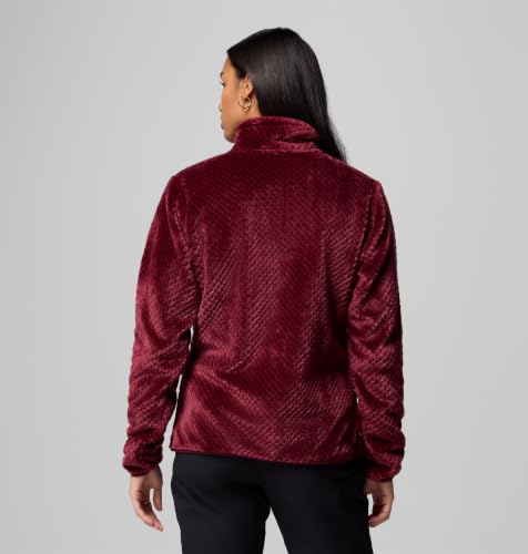 Columbia Damen Fire Side 2 Sherpa Full Zip Fleecejacke Mit Durchgehendem Reißverschluss, Rich Wine, XXL EU – Ansicht 3
