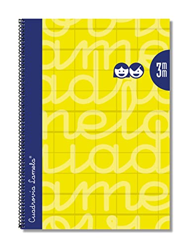 Quad Fº Lamela Lined C/3mm Pack of 5, lemon tree