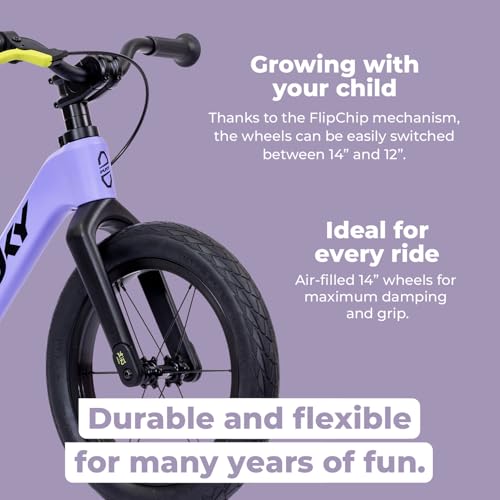 Image of PUKY Next Product of The Year 2025, Height-Adjustable Balance Bike 2-6 Years, Children's Balance Bike from 2 Years, Balance Bike with Brake and Safety Handlebar Grips