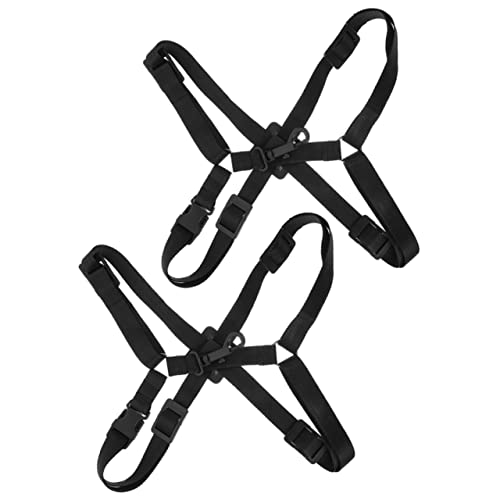 BESPORTBLE 2pcs Adjustable Saxophone Harness Strap Sax Shoulder Strap for Alto Tenor Soprano Comfort Fit Reduces Hand Pressure Replacement for Musicians
