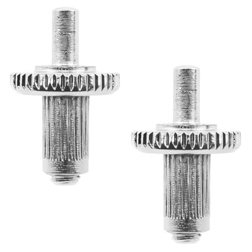 E-Outstanding 14506-EGBSPIA-4-L2 2Pcs Chrome Electric Guitar Tune-O-Matic Bridge Posts Guitar Bridge Studs Bridge Post