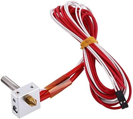 Hotend for 3D Printe, MK8 Hotend Kit Extruder with Aluminum Heater Block, 1.75mm, 0.4mm Nozzle, 12V 40W Heater