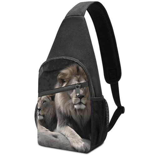 Mochila tipo sling unisex ligera para hiking y viajes miniatura 1