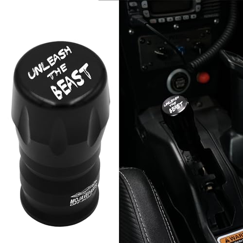 Shifter Knob S1X3 Mojaveparts Off-Road, Shifter Knob for Can-Am Maverick X3 - Aircraft Grade Billet CNC Aluminum - Made in USA - Amazing UTV/SXS Accessories for Your Camping Adventures.