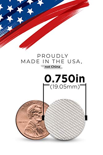 3/4 Inch Pipe Screens - Made In The Usa 304 Stainless Steel Wire Mesh Filters (100 Pack) #TOP1