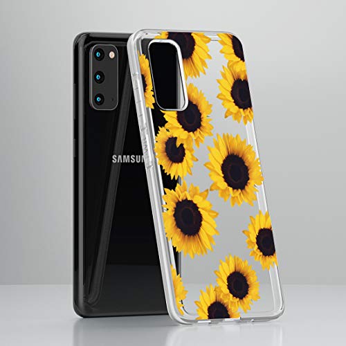 Sidande Designed for Samsung Galaxy S20 Case/Galaxy S20 5G Case 6.2 Inch, Shockproof Clear Soft Flexible TPU Slim Protective Phone Case Cover for Samsung Galaxy S20 5G (Sunflower) by sidande - Image 5