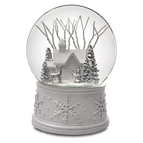 The San Francisco Music Box Company's 100MM White Christmas Snow Globe Cover