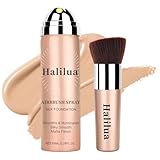Magic Minerals Airbrush Foundation Makeup,Silk Airbrush Flawless Setting Spray,Foundation for Smooth Radiant Creamy Skin,Breathable Spray Makeup with Anti-aging Ingredients Foundation(03#Nude)