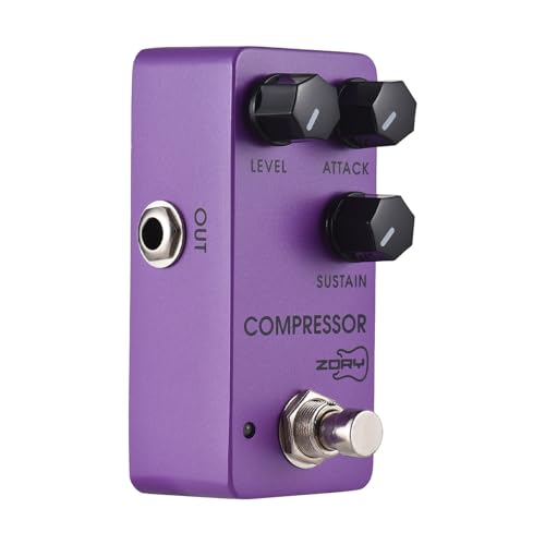 Pédale effet compresseur guitare électrique pour lisser le volume et le sustain - 2