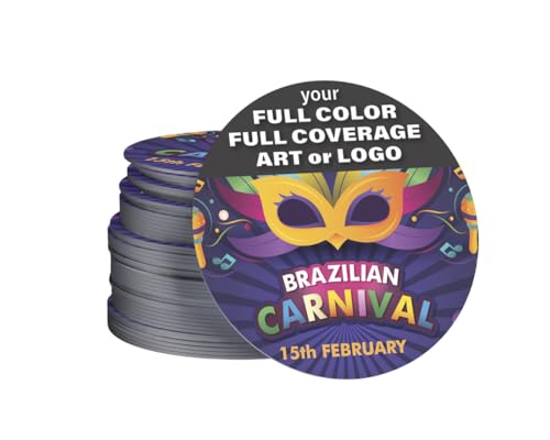 B.E. Green Custom Coasters - Pulpboard Personalized Coasters for Drinks