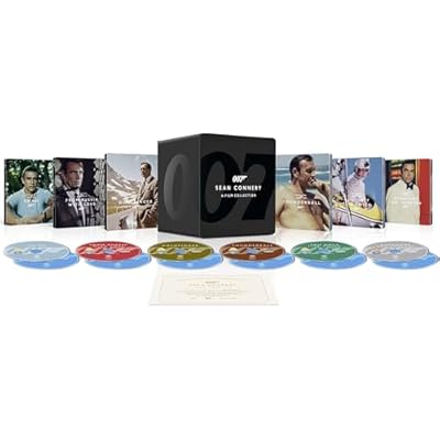 James Bond: Sean Connery 6-Film Collection Steelbook Library Case