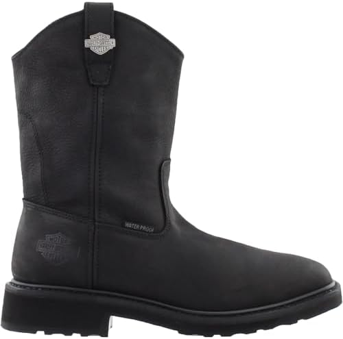 HARLEY-DAVIDSON FOOTWEAR Men's Altman Western Boot, Black, 11.5 | Image 3