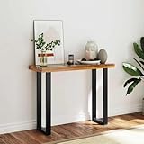 Facile à monter et à entretenir : la table console est facile à monter et facile à entretenir grâce aux matériaux de haute qualité. C'est un ajout élégant qui allie fonctionnalité et esthétique dans votre maison.