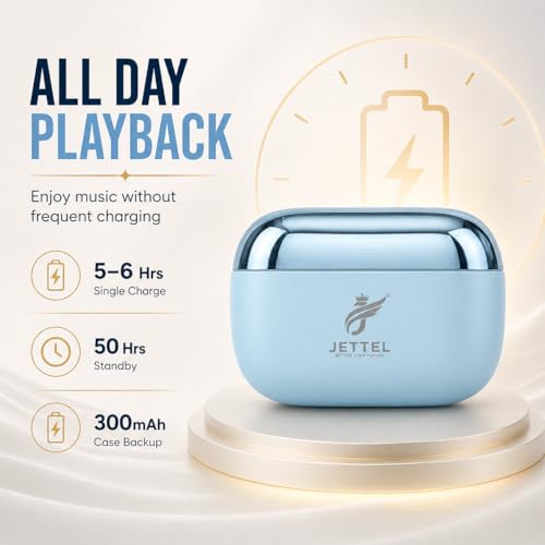 Image of Ear Buds Wireless, Earbuds, Bluetooth Earphones Wireless 5.4v, 50H Playtime
