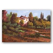 La Casa Nel Bosco The House in the Woods by Guido Borelli 36x24 Art Print Poster Italian Tuscan Landscape