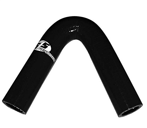 SFSシリコンホース エルボウホース19mm内径 135° ブラック E135-19BK