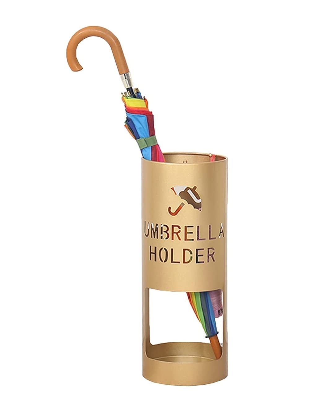 Porte-parapluie d'intérieur à séchage rapide et organisateur de cannes compact