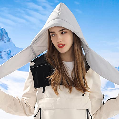 Fovolat Chapéu com aba para baixo | Chapéus de inverno impermeáveis para mulheres - Chapéu térmico i