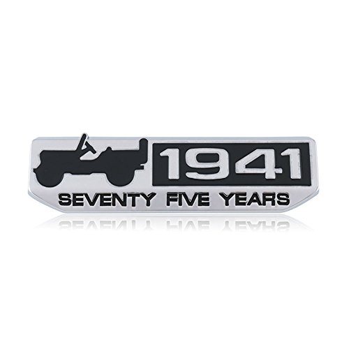 Toppower 75th 1941 Anniversary Edition Emblem Silber