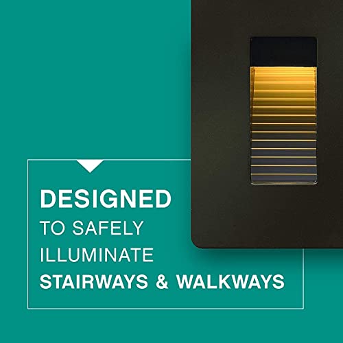 Hinkley Landscape Lighting Led Luna Step Light - Add Safety And Security Indoors And Outdoors, Ada Compliant And Energy Efficient Small Step Light, Bronze Finish, 58504Bz #TOP1