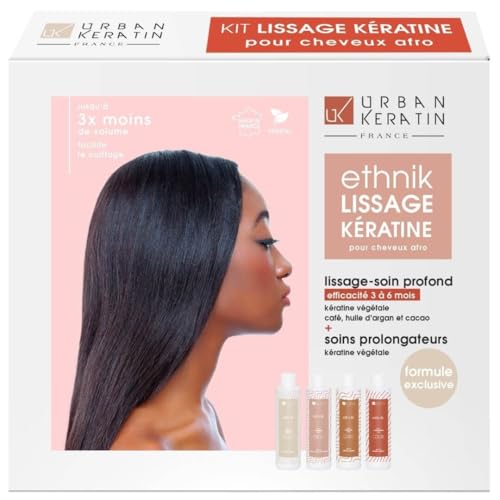 Mini kit Etnik Urban Keratin pour dompter les cheveux rebelles et volumineux