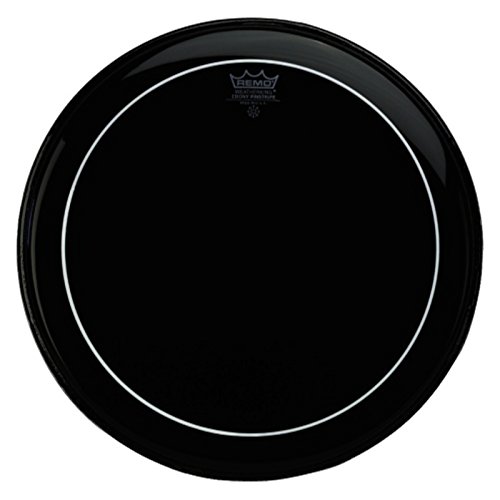 Remo ES0618PS Ebony Pinstripe Drum Head, 18-Inch