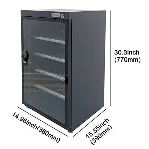 Intbuying Full Automatic 100L Digital Camera Dehumidify Dry Storage, Cold-Roll Steel 5 Layers Moisture Proof Electronic Camera Len Control Dry Cabinet Accurate Humidity Control, Noiseless #TOP1