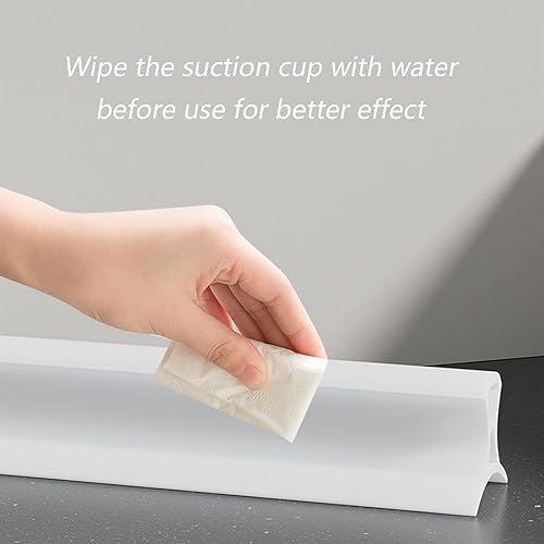 Barrera de agua de 78,7 pulgadas para ducha y fregadero plegable 5