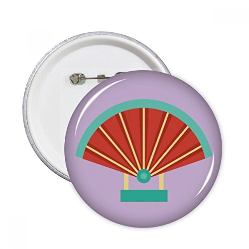 Fan de cadeau Chine badge rond multicolore a offrir pour vêtements