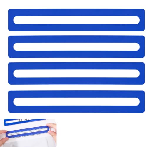 Mahjong Line Finder guías acrílicas royal blue 4 piezas miniatura 1