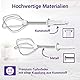 Vioks.pro Rührbesen 2x Ersatz für Bosch 00659061 für Bosch Rührmaschine/Handmixer Zubehör für Bosch Handrührgerät/Stabmixer Set Bosch/Bosch Rührgerät Ersatzteile/Handrührer Ersatzteile