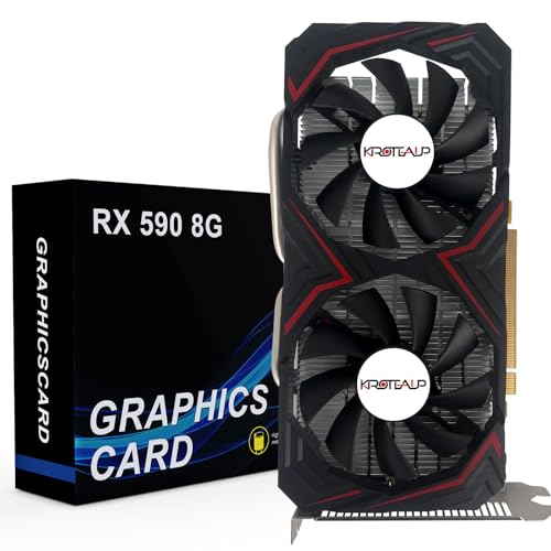 Kroteaup Radeon RX 590 8GB OtBbNXJ[h 2304sp GDDR5 256bit Pci Express 3.0 HDMI/DP/DVI|[gƃ_ut@t rfIJ[h ItBXRs[^[Q[p