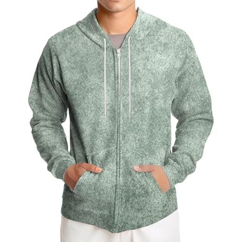 Ymosrh Men's Casual Hoodies, Long Sleeve Tie Dye Print Zip Up Hooded Sweatshirts with Pockets, M-3XL2