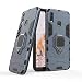 Produktbild MRSTER Huawei Y7 2019 Hülle 360 Grad Drehbar Ringhalter Cover TPU Handyhülle 2 In 1 Plastic Silicone Case Heavy Duty Schutz Hybrid Stoßfest Schutzhülle für Huawei Y7 2019. HB Blue