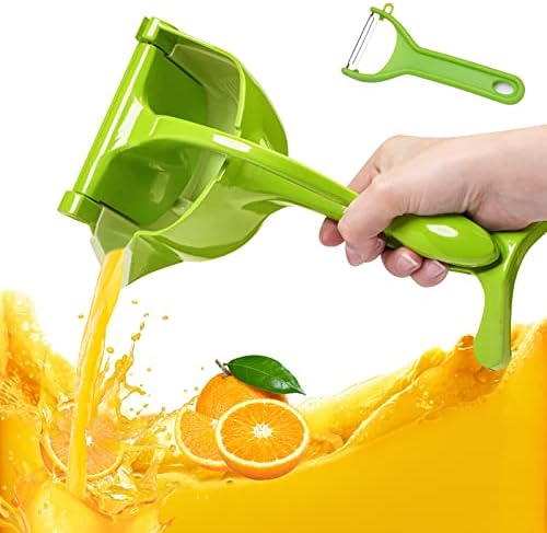 Chooone Lemon Juicer, Manual Fruit Juicer Lemon Squeezer, Citrus Juicer Hand Press Heavy Duty Lemon Squeezer (1 Pcs Melon Skin Knife)