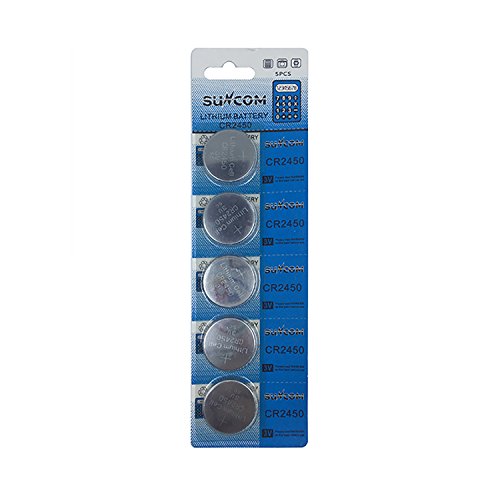 Suncom Pila de botón de Litio CR2450 3V (5 Unidades) Cover