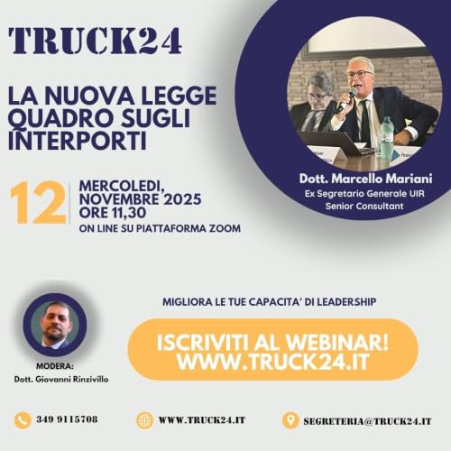 La nuova legge quadro sugli interporti con Marcello Mariani