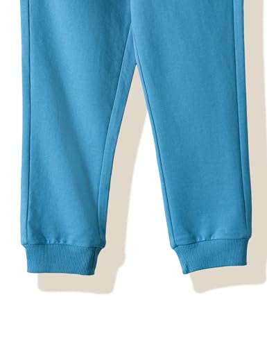 Image of Amazon Brand - Symbol Boys Cotton Rich Stretchable Knit Terry Track Pants Joggers | Age 2-14 Years
