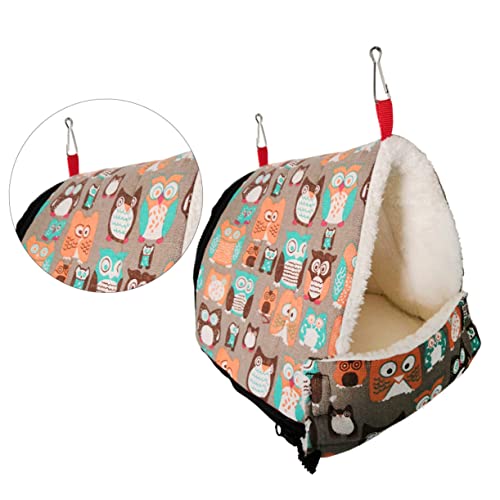 Balacoo Hamster Destacável Aleatória Esquilo Rede Cama Quente Ouriço Ninho De Dormir Confortável Inv