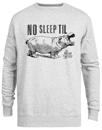 Pull ras du cou unisexe Nsth gris coton doux contre le froid